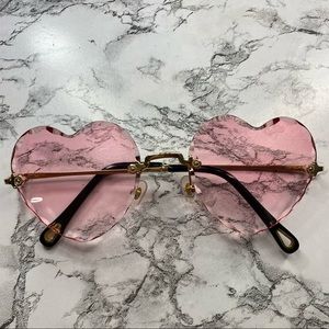 Pink heart sunnies